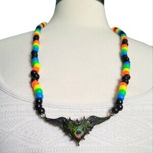COLORFUL PONYBEAD [KANDII] NECKLACE